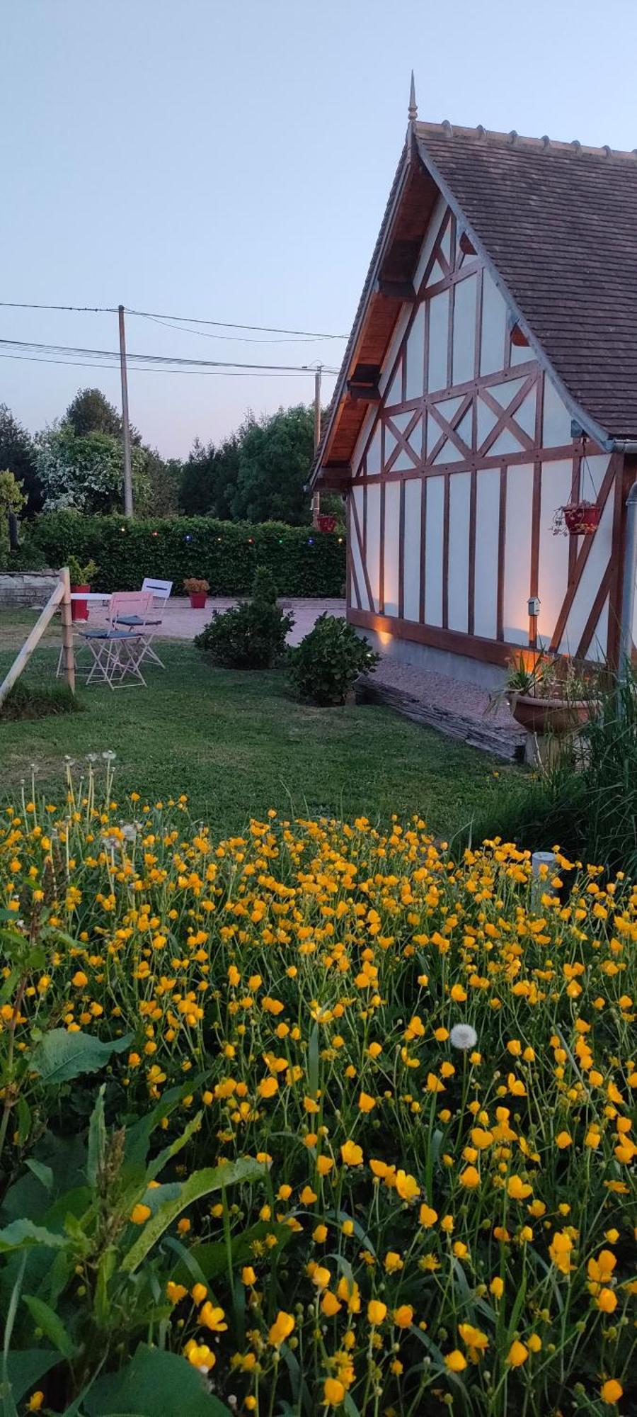 Les Lys Jolie Suite Parentale Privative Deux Adultes Avec Sdd Pertheville-Ners Exterior photo